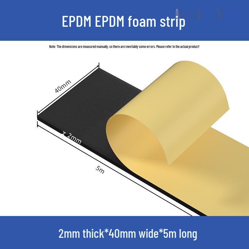 Self-adhesive EPDM Foam Sealing Strip for Cabinets and Electrical Boxes