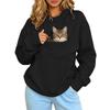 Herbst- und Winter-Thermohemd für Herren und Damen mit Kapuze, Fleece, Langarm, Große Tasche, Pullover