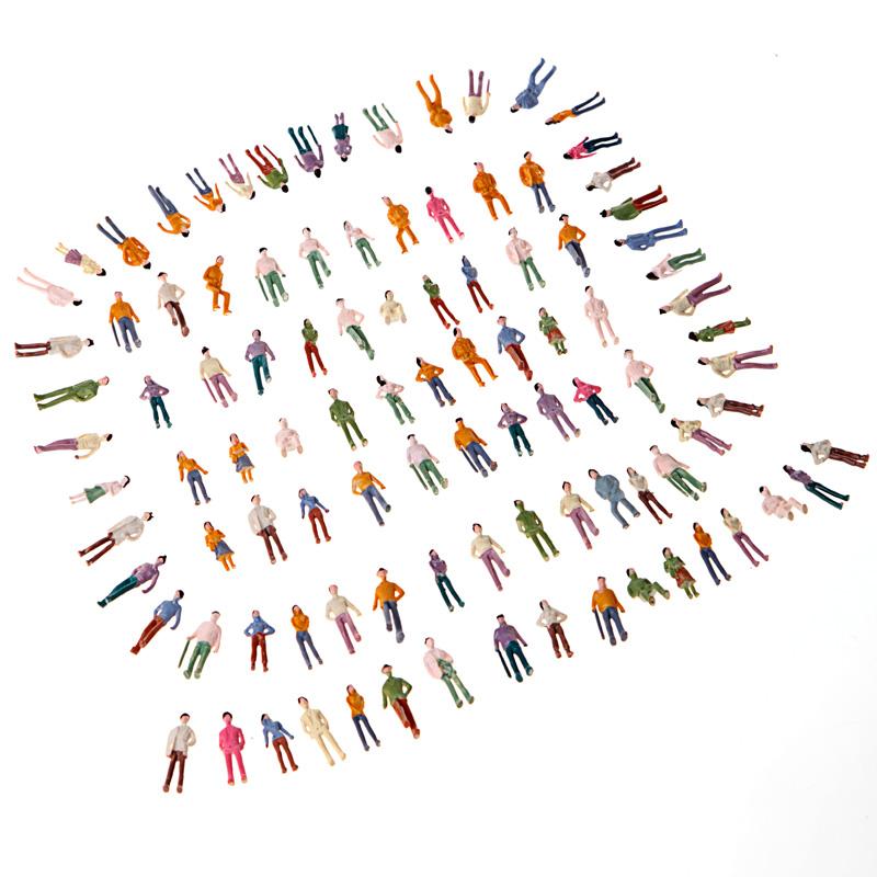 Painted Model People (1:75)
