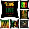 Reggae Bob Marleys Pillowcase Anime Throw Pillow Covers For Living Room Cushions Home Decorations Interior Decoration Sofa Cover