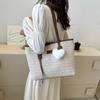 Stylish Urban Chic Woven Tote Handbag Large Capacity Spring Summer 2023