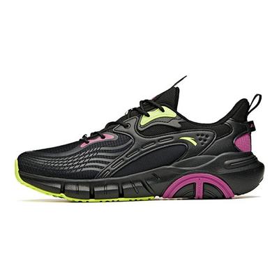 Lightweight Shock Absorbing Low Top Running Shoes Men Sneakers Black Purple Green 912115510-4