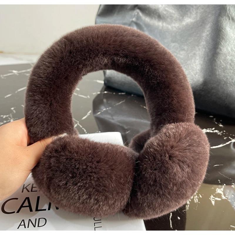 

Натуральный 100% мех кролика Рекс, женские осенние и зимние теплые наушники, утеплители для ушей, зимние наушники