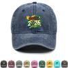 Baseball Hat With 2026 Football Soccer "BRAZIL" Flag Printed , Adjustable Sun Hat Hip Hop Non-Stretch Fabric Leisure Unisex Dad Hat