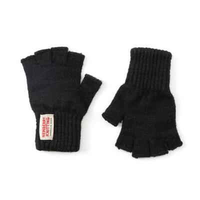 NEWBERRY KNITTING Fingerlose Handschuhe - Schwarz