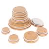 Grain Clear Silicone Ring Wooden Sealing Ring Bamboo Cover Storage Tank Cup Lid Tea Set Accessories