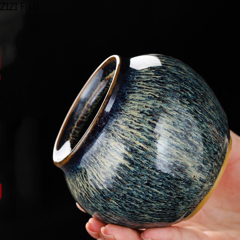 Household Ceramic Storage Tank Small Portable Tea Tank Tieguanyin Pu'er Tea Tank Sealing Moisture-proof Kitchen Storage Tool