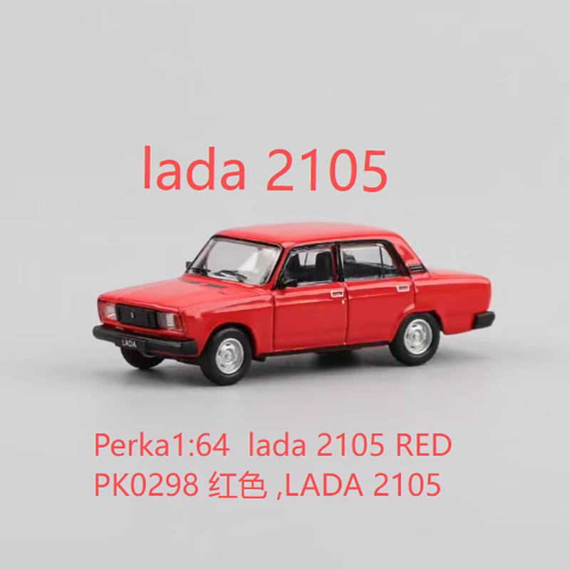 Perka 1:64 Gaz-12 ZIM Sedan&Lada 2105 &GAZ-21 Volga Alloy Car Model Gifts Decoration Collection Vehicle Toys Static Display