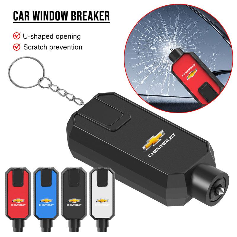 Martillo de Seguridad Multifuncional para Coche Rompeventanas de Emergencia Suministros de Seguridad para Chevrolet Cruze Captiva Equinox Malibu Sail Spark