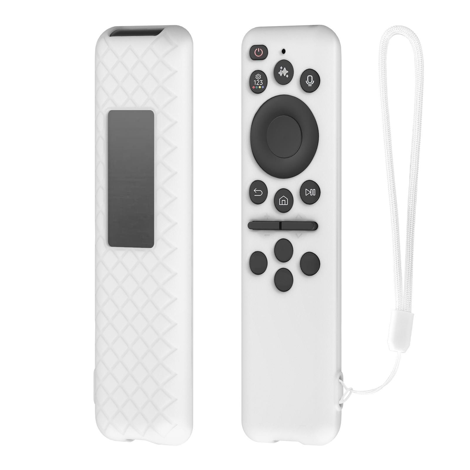 

For BN59-01432A/BN59-01480L Silicone Remote Control Case Anti-Scratch Drop-Proof RC Cover Waterproof Television RC Shell білий