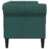 Chesterfield Sofa 2 Seater Dark Green Fabric
