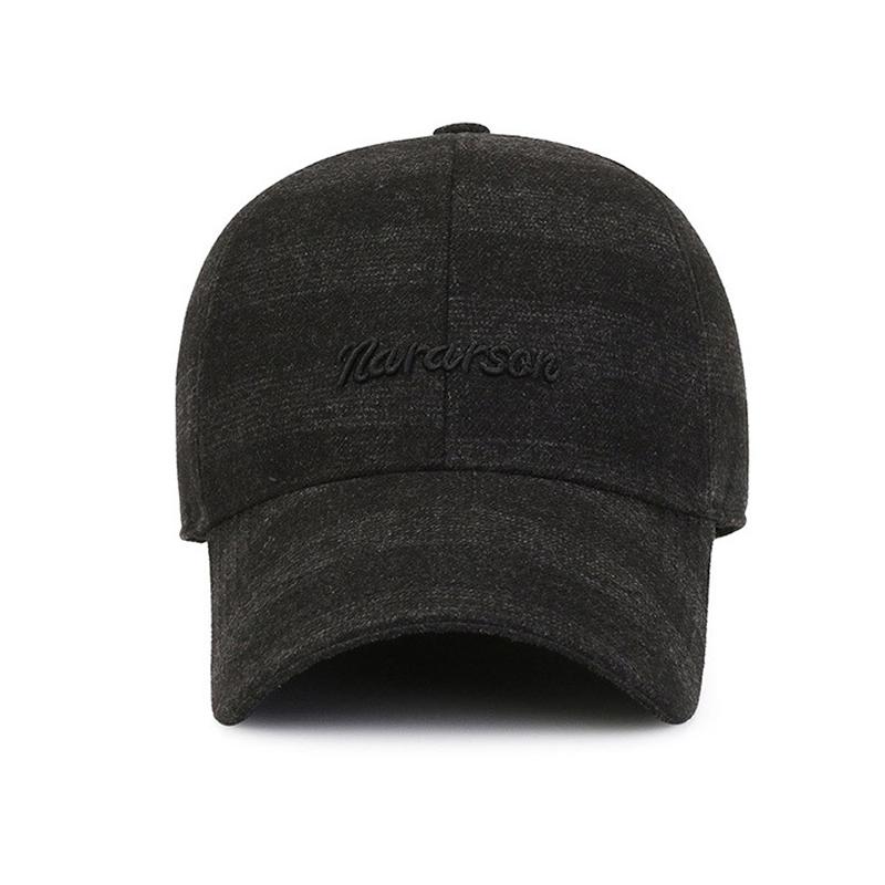 Men's Middle-Aged and Elderly Warm Woolen Hat Velvet Thick Baseball Cap Outdoor Windproof Coldproof Ear Protection Cap