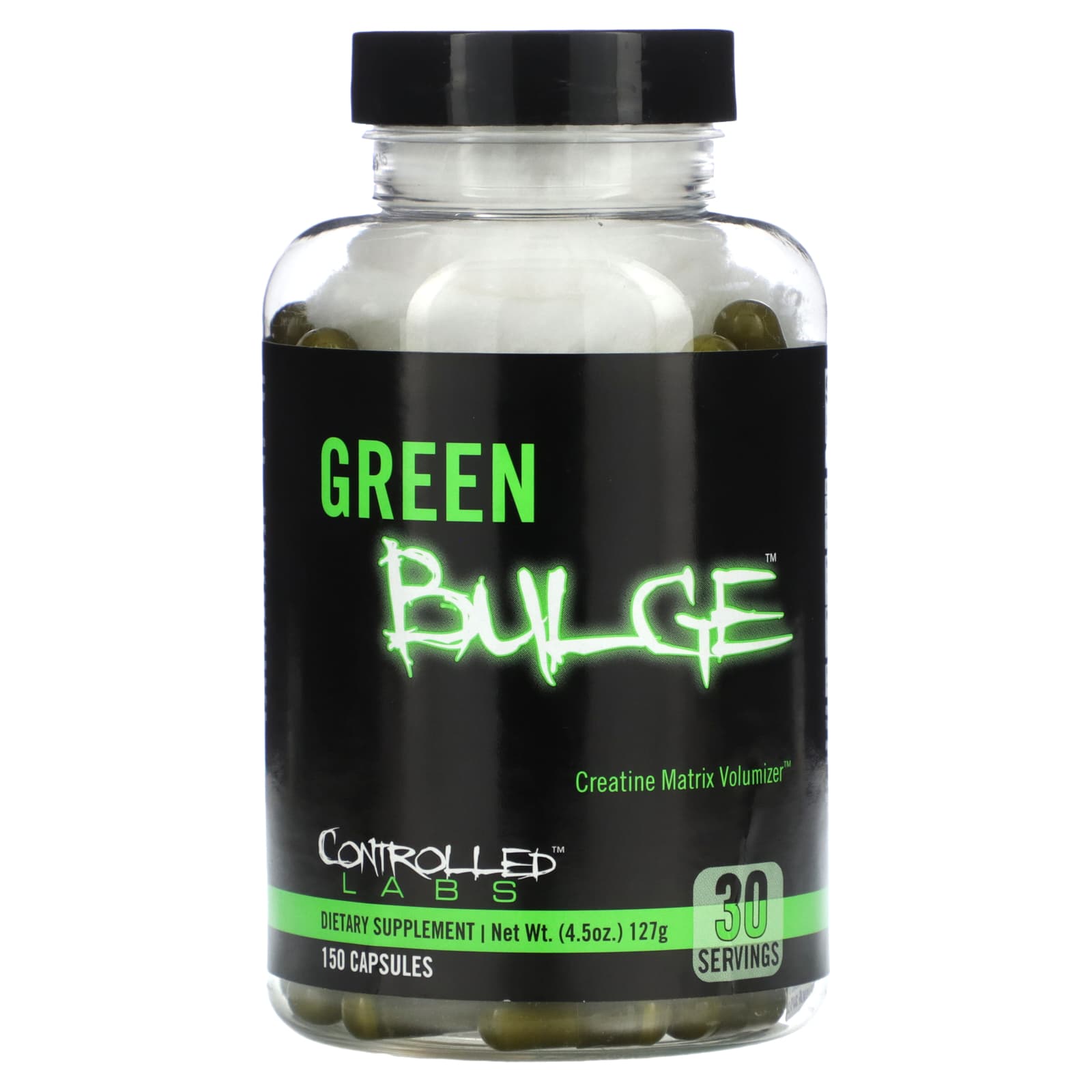 

Green Bulge, Creatine Matrix Volumizer, 150 Capsules
