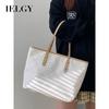 Retro Premium Texture Tote Bag Commuter Large Capacity Shoulder Bag