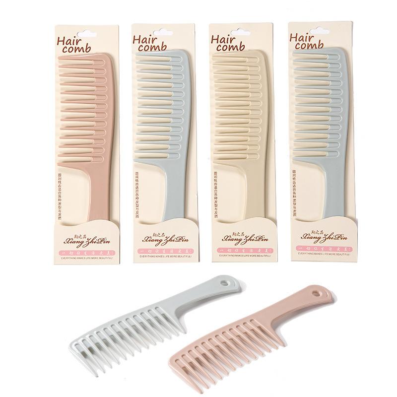 Hairdress Comb Heat Resistant Woman Wet Hook Curly Hair Brushes Pro Salon Dyeing Styling Tools Coarse Wide Spikes Tooth