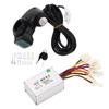 24V 250w Brushed Motor Controller Kit Digital Power Display Thumb Throttle with Keys for Electric Bicycles Conversion
