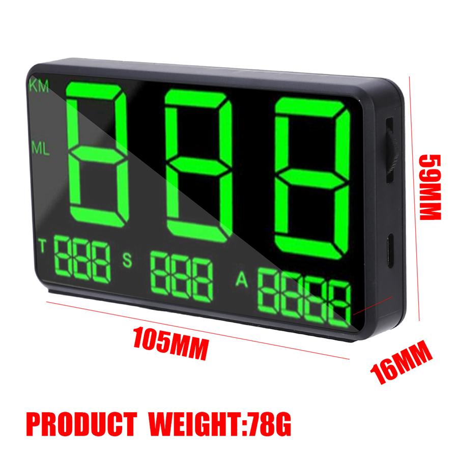 Universal Digital Car GPS Speedometer Speed Display KM/h MPH For Bike Motorcycle