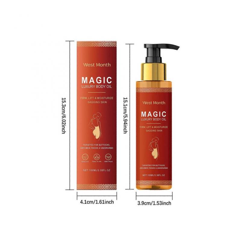 Magics Body Firming Oil Luxury Body Oil Hydrating and Firming Skin Oil for Full Body, Arms, Chest, Thighs and Tummys