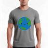 Planet Earth Tshirt Summer Casual Cotton Tee Oversized Streetwear Tops Vintage Graphic Print Loose Fit Short Sleeve