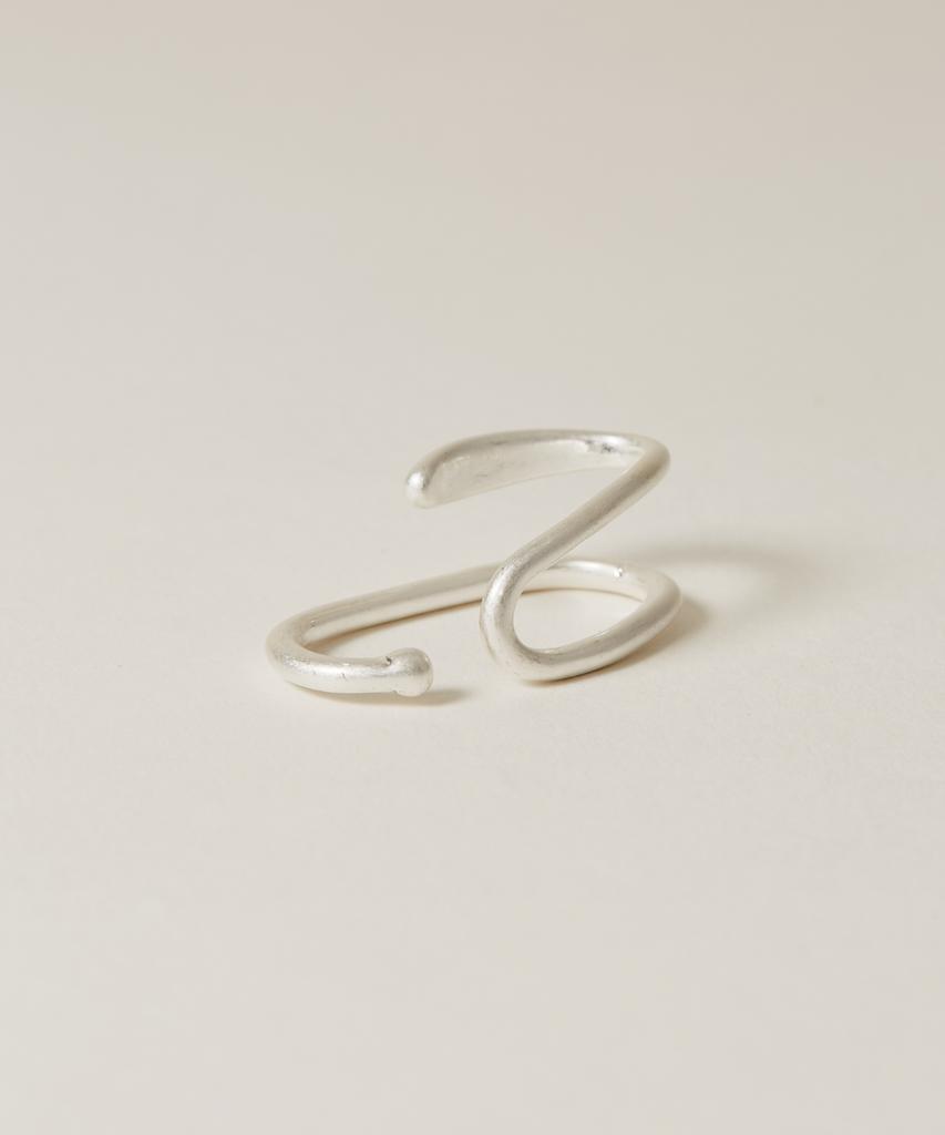Novice Tokyo Double Line Antenna Ear Cuff / Silver