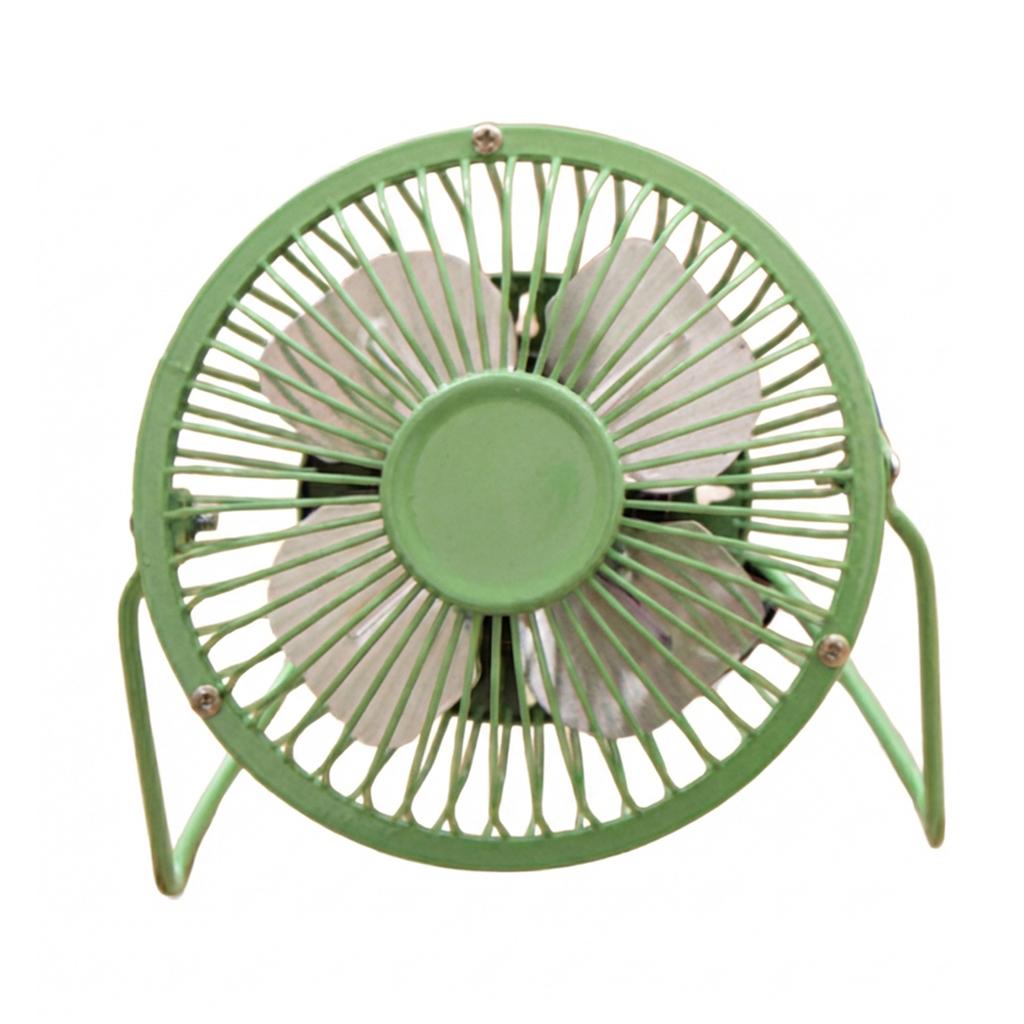 4 Inch Mini Metal Fan USB Powered Desk Fan for Office Summer Cooling