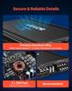 Car Audio Amplifier, 4-Channel Bridgeable Car Amplifier, Multichannel Class AB Stereo Amp, Max. 4 x 250W at 4 Ohms / 4 x 500W at 2 Ohms, High Output,