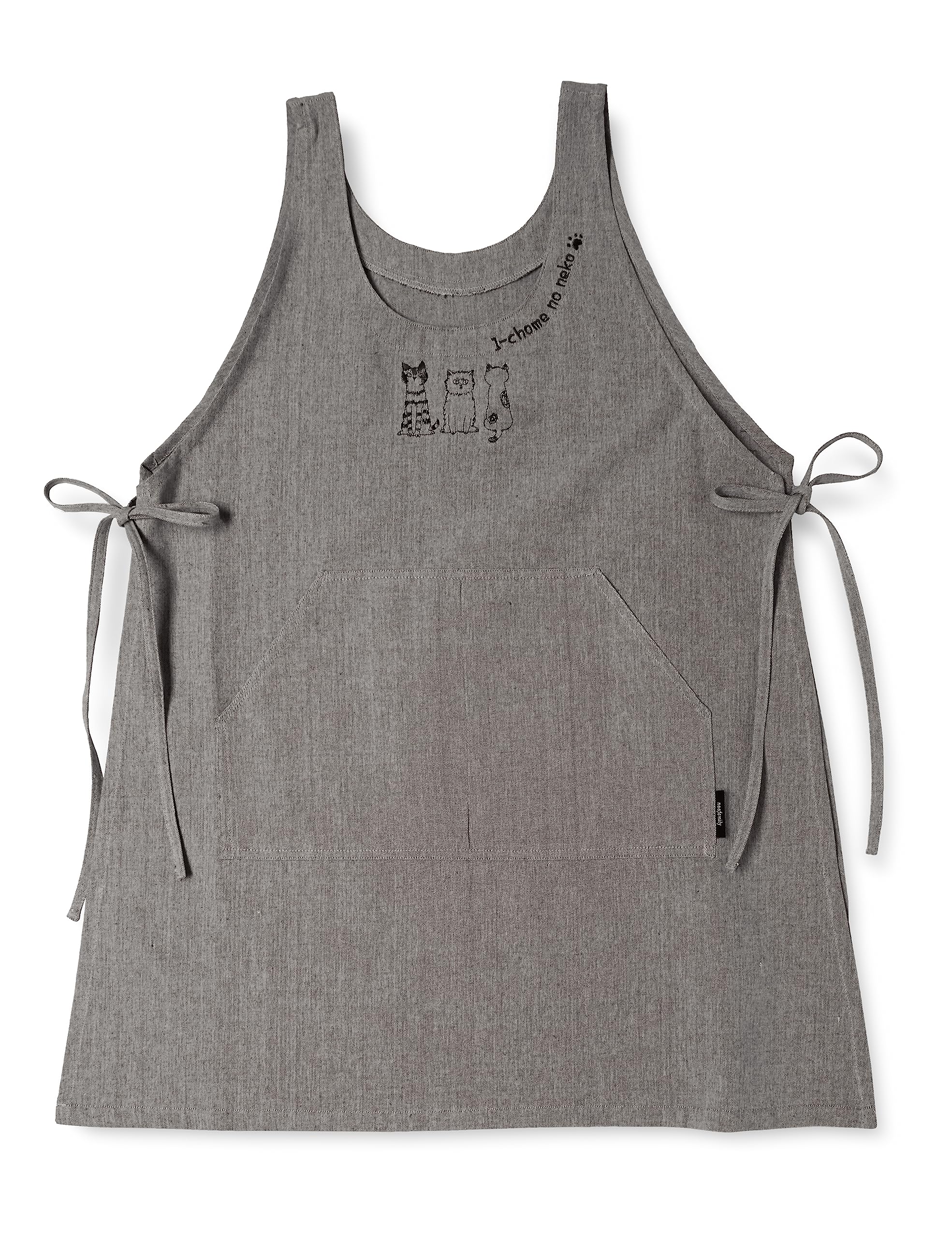 

Side Ribbon BK [Noah Family] Apron, Apron, Women s, H876BK,