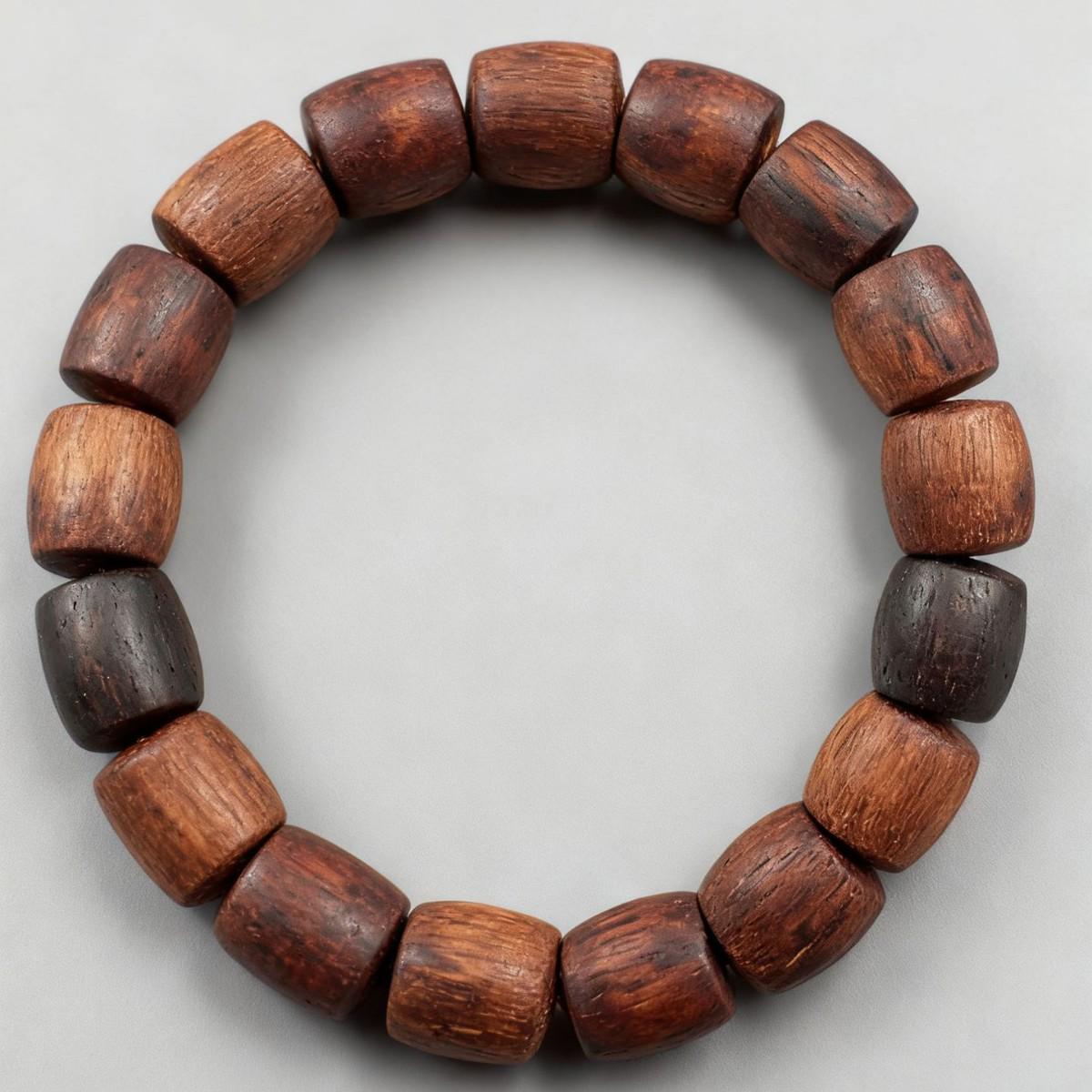 Myanmar Agarwood Unisex Buddhist Scented Beads Bracelet