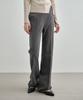 MONGDOL Semi-Bootcut Slacks Charcoal Mdpt021Charcoal