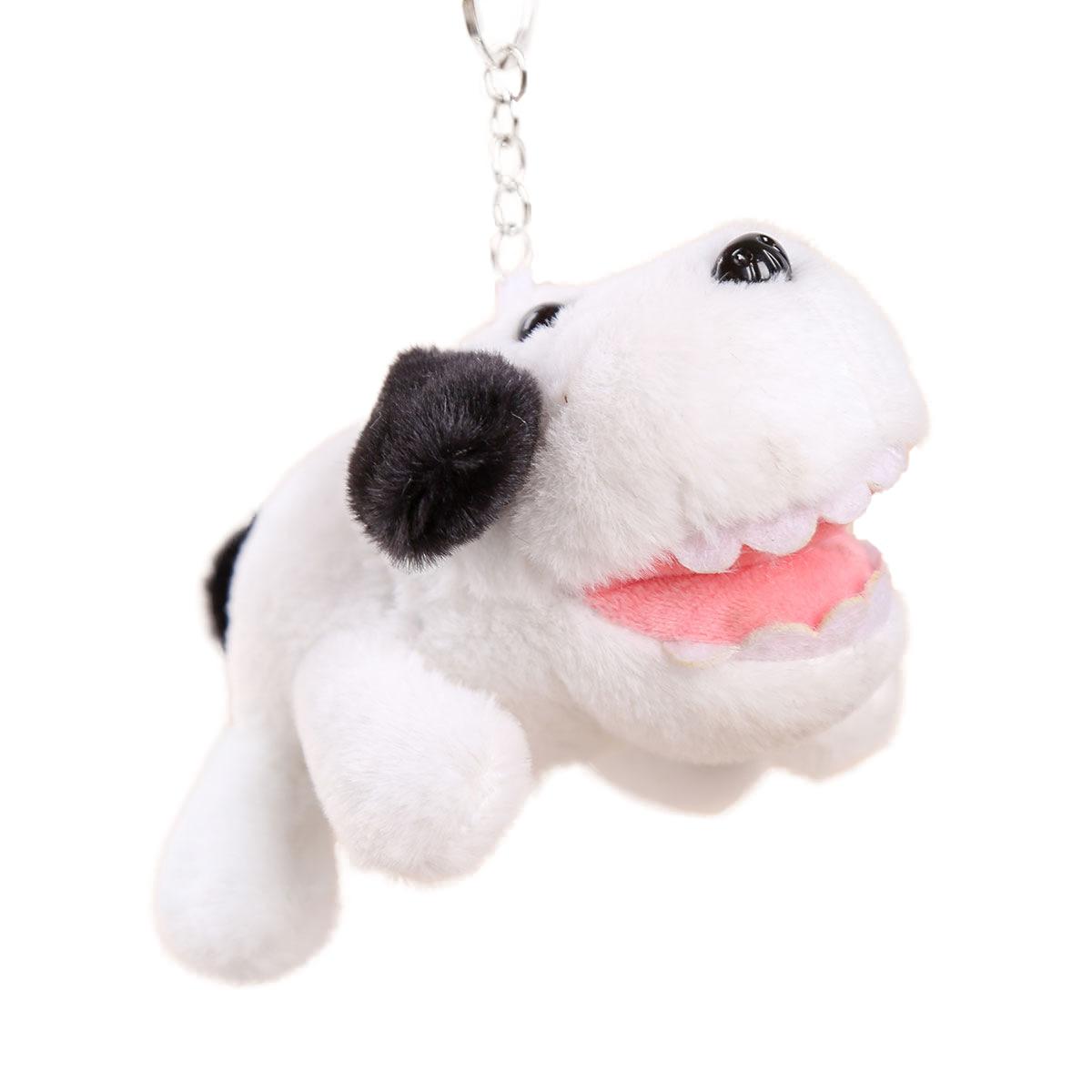 

Милый щенок с виляющим хвостиком, кукла-подвеска, брелок, кукла-подвеска для сумки, плюшевая игрушка в подарок девочке 11cm