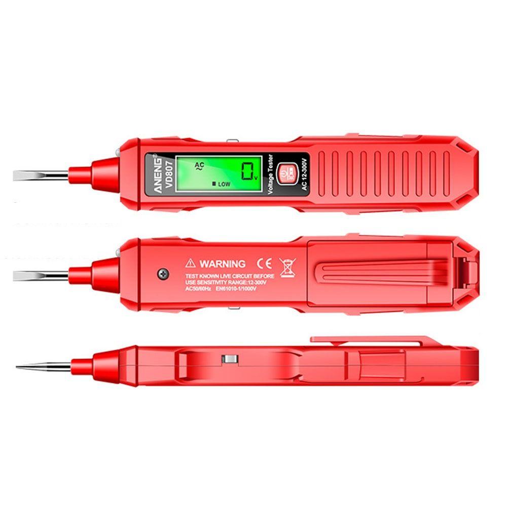 Non-Contact Voltage Detector LCD Display Voltage Tester Pen NCV Continuity Meter Electrician Tool