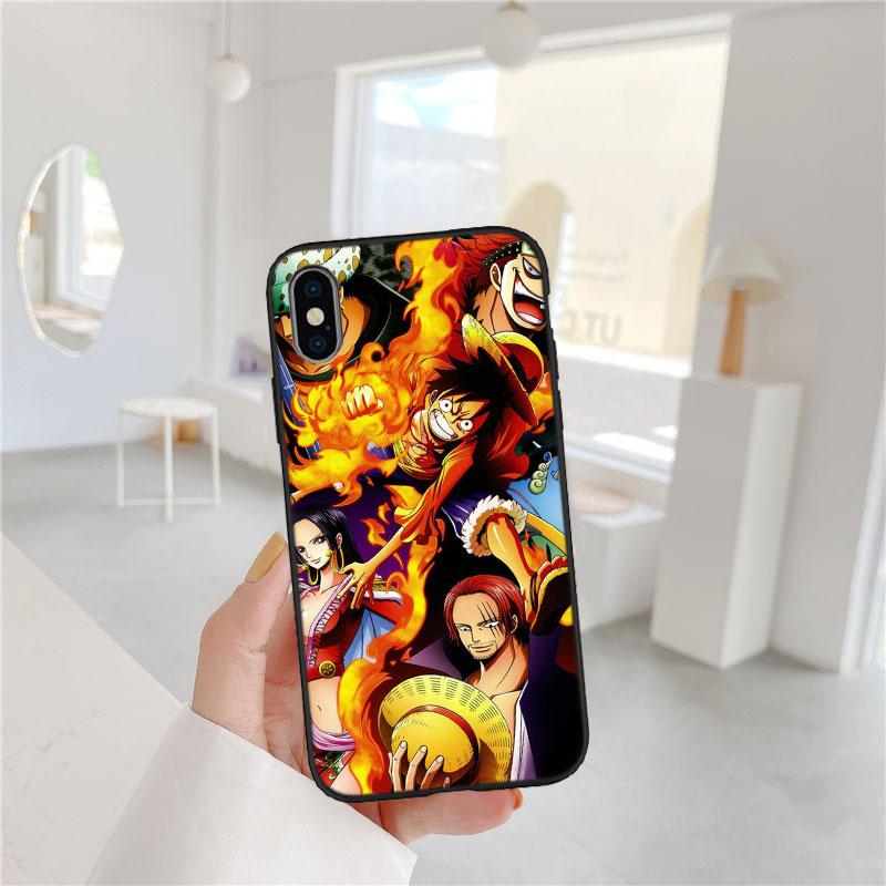 FM4 Anime One Piece Soft Shell Phone Case for OPPO A3 Pro A72 A74 A76 A77 A77S A78 A79 A94 A95 A18 A40M A58