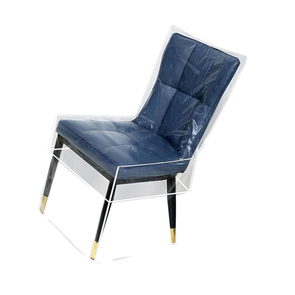 Transparently PVC Chair Cover Dust Protecting Chair Protector for Homemakers and Hotel Owners Chair Slipcover