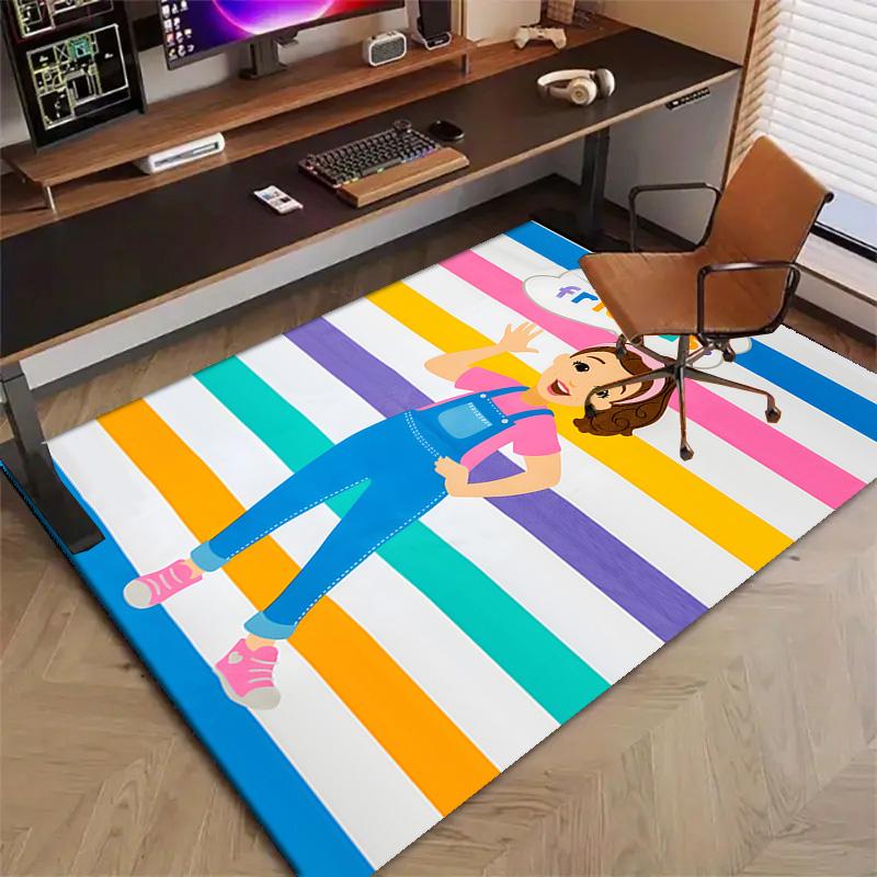 1pc Ms Rachel4 Design Printed Area Rug Carpet for Bedroom Living Room Home Decor Rugs Mat Non Slip Mat Rug for Bedside