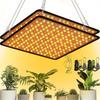 GREENSINDOOR LED Grow Light, 400W Equivalent, Warm White, for Indoor Plants, Hydroponics, and Succulents, Ultra-Thin, Full Spectrum, High Color Render