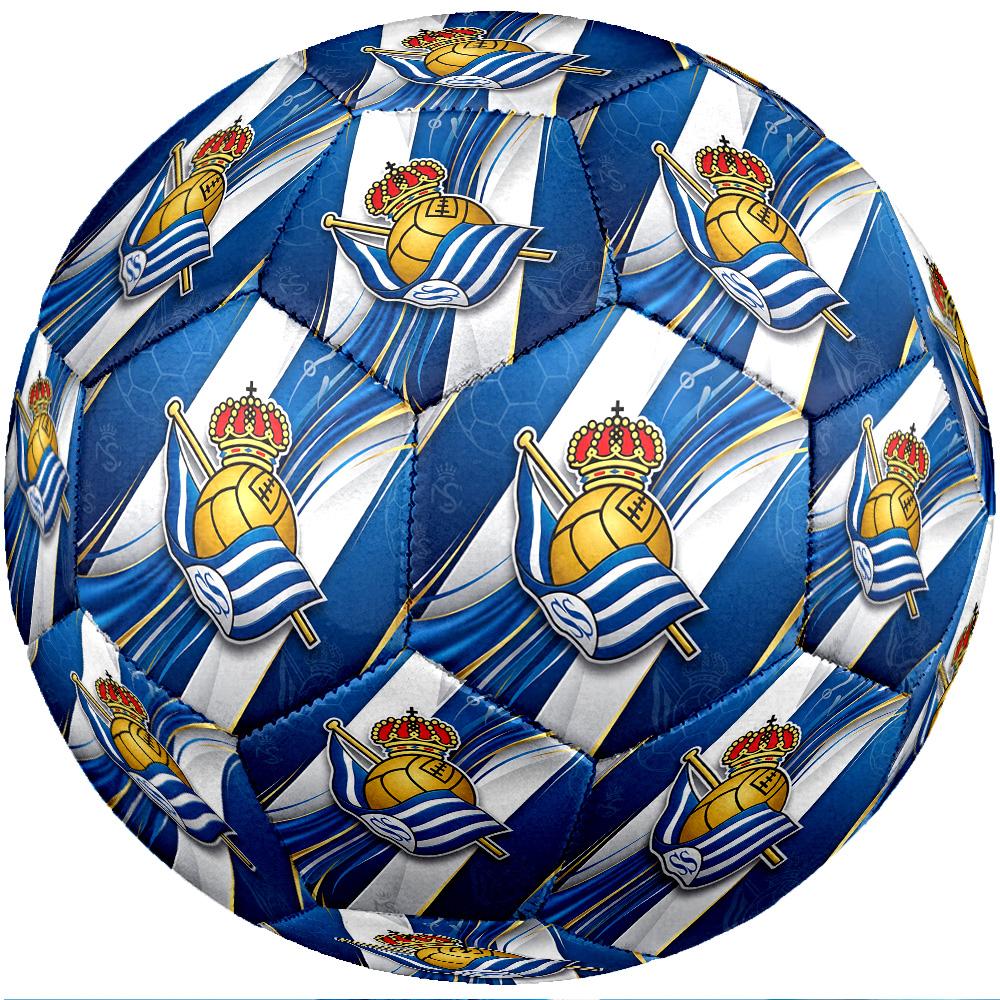 Real Sociedad FC Size 5 Standard Football Durable Training Match Soccer Ball for Adult Outdoor Sports