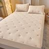 Washed Cotton Soybean Embroidered Bed Sheet, Skin-friendly Maternal and Infant-grade Bed Cover, Warm Bed Protector, Simmons Protective Cover