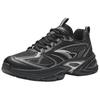 Anta Millennium Glacier Slip Resistant Abrasion Resistant Low Top Casual Shoes Men's Black Silver Sneakers