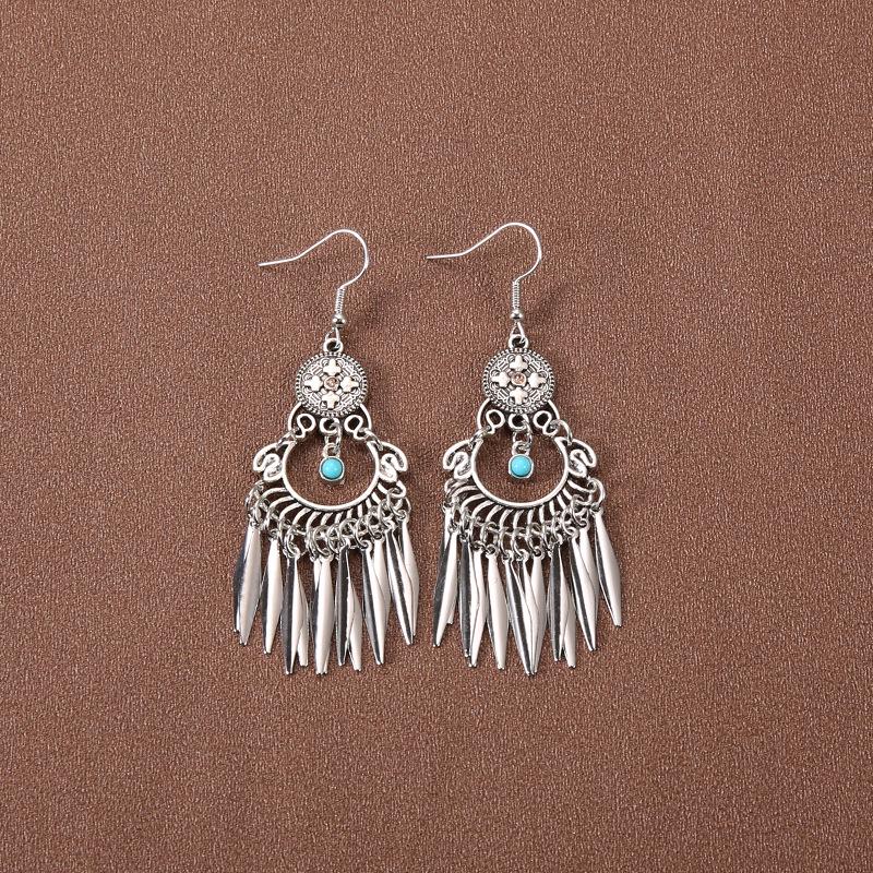 

Богемные серьги с кисточками - Ретро этнический стиль для женской универсальной, длинной европейской и американской моды