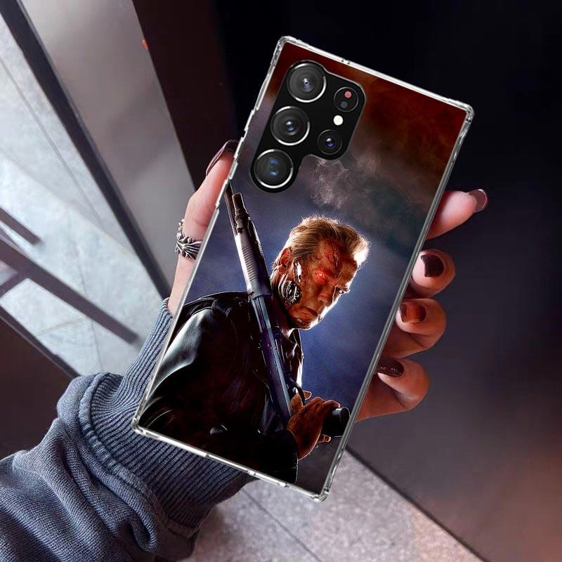 Arnold Schwarzenegger Terminator Phone Case For Samsung Galaxy S23 S24 S25 Ultra S22 + S21 Plus S20 FE Cover S10 S25U Silicone P