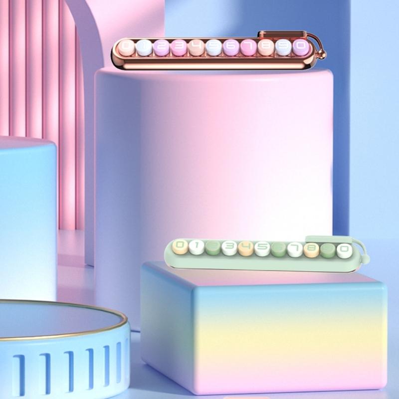 Easy To Install Quick Change Temporary Car Parking Marker Park Number Plate Display with Fashion Designs for City Use