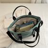 Trendige Wasserdichte Nylon-Tragetasche für Damen, Große Kapazität, Leicht, Crossbody-Tasche für Studenten, Arbeit, Reisen, Fitnessstudio