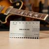 Multifunktionales Gitarrensaitenhöhenmessgerät Instrumentenwartungslineal Geeignet für das Üben zu Hause Professionelle Einstellung