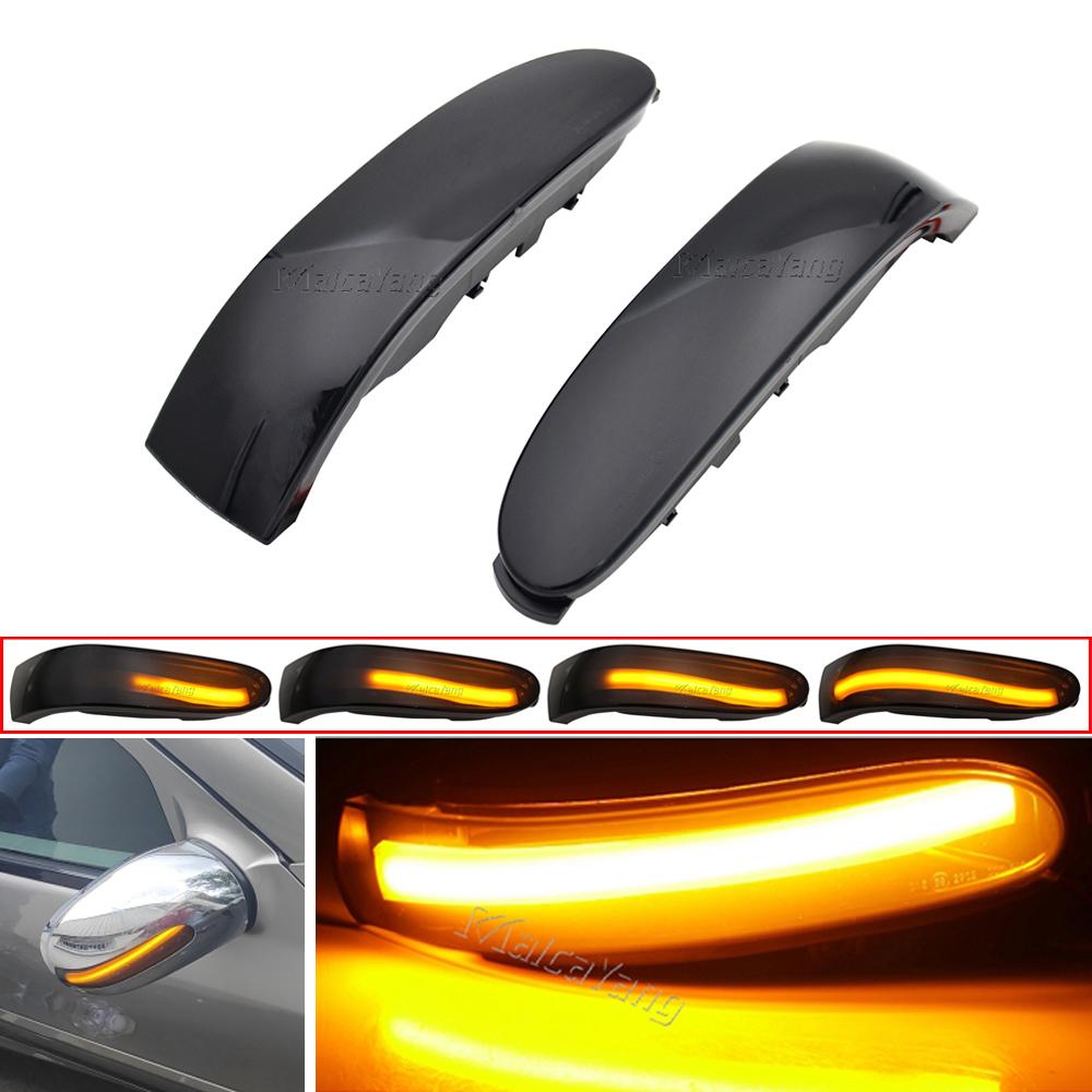 2X LED Dynamic Turn Signal Light Sequential Side Mirror Indicator Blinker Lamp for Mercedes-Benz M R GL Class W164 X164 W251
