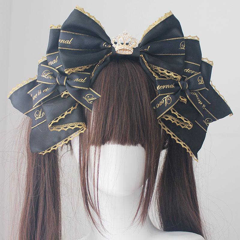 

Gorgeous Flower Wedding Big Bow Headdress Korean Hair Accessories Handmade Headband Lolita Small Accessories KC