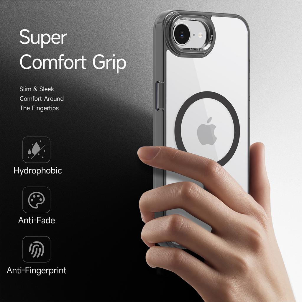 Pro iPhone 16e Pouzdro Kompatibilní s MagSafe TPU+PC Průhledný Kryt na Telefon