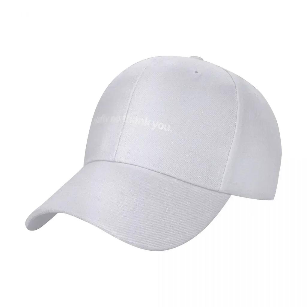 Hefty No Thank You Baseball Cap Hat Unisex Luxury Streetwear Fluffy Hat Caps For Unisex Womens