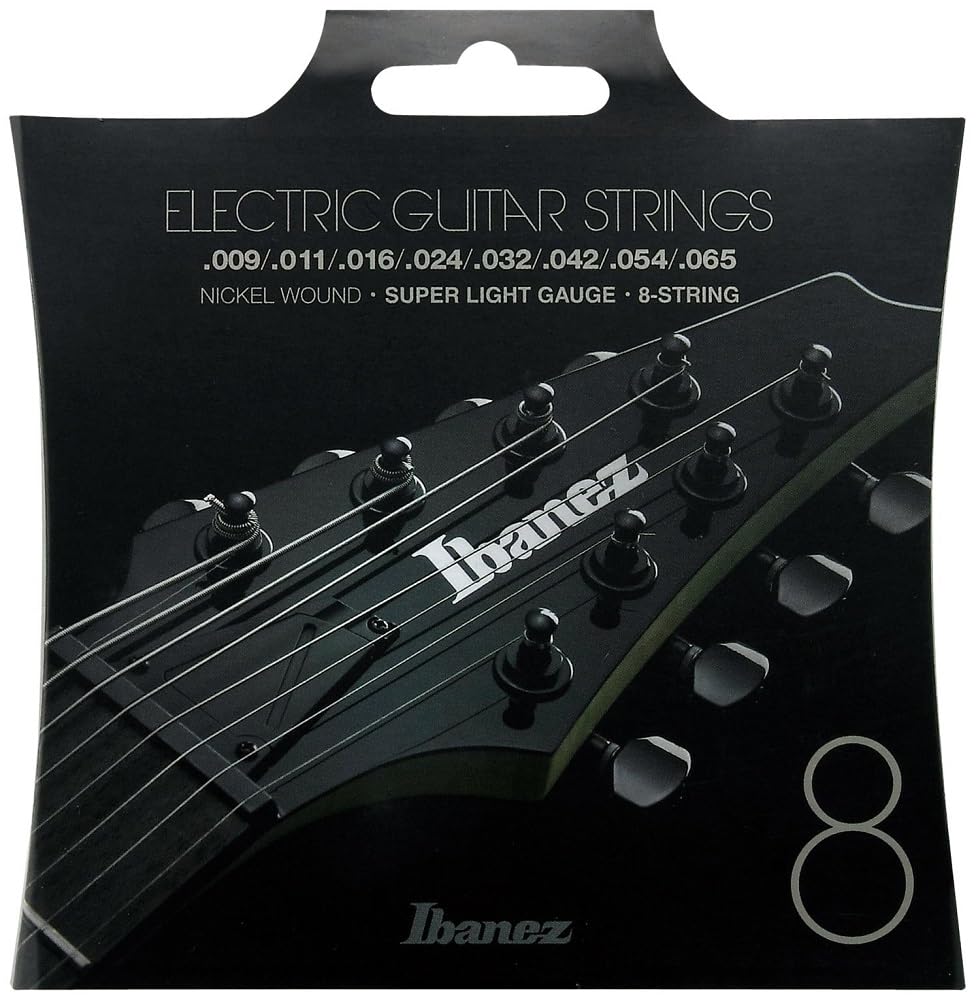 

Ibanez IEGS8 Nickel Wound Super Light Gauge for 8-string Electric Guitars