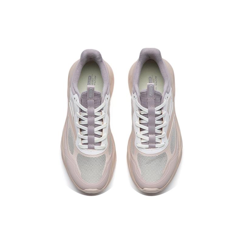 ANTA Training Shoes Women's Low top Lotus Gray/Ivory White/Magic Carpet Gray Sneakers 122227725-2
