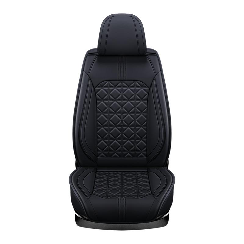 

9D All-inclusive Car Seat Cushions Sports Seat Cushions Seat Covers and Interior Accessories Breathable and Waterproof(Only One Front Seat Cover) PU чорний